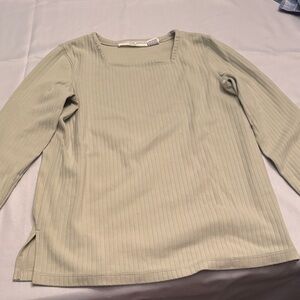 Josephine Chaus Sage Ribbed Top